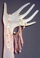Crystal & Pearls Fringe Necklace