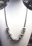 Silver CCB Bead Necklace
